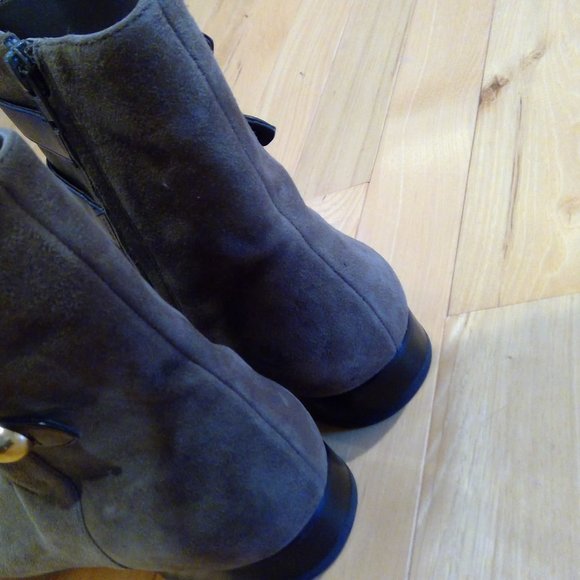 Olive Green Booties - Picture 8 of 8